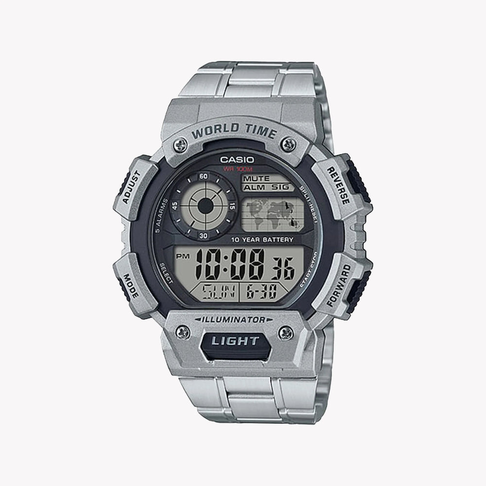 Casio Ae-1400whd-1avdf Adventure Ready - Stylish Men's Digital Watch With Water Resistance & Led Backlight by i-watch