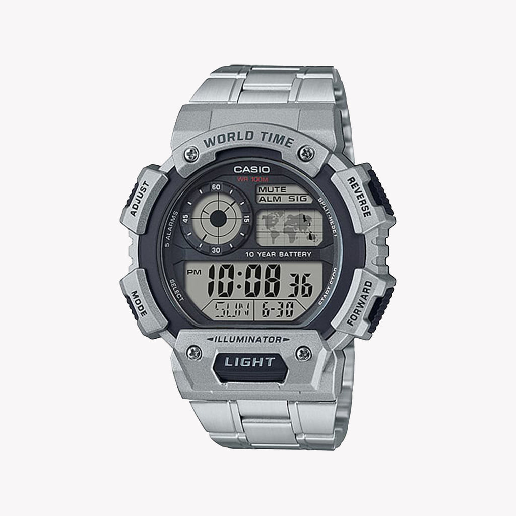 Casio Ae-1400whd-1avdf Adventure Ready - Stylish Men's Digital Watch With Water Resistance & Led Backlight
