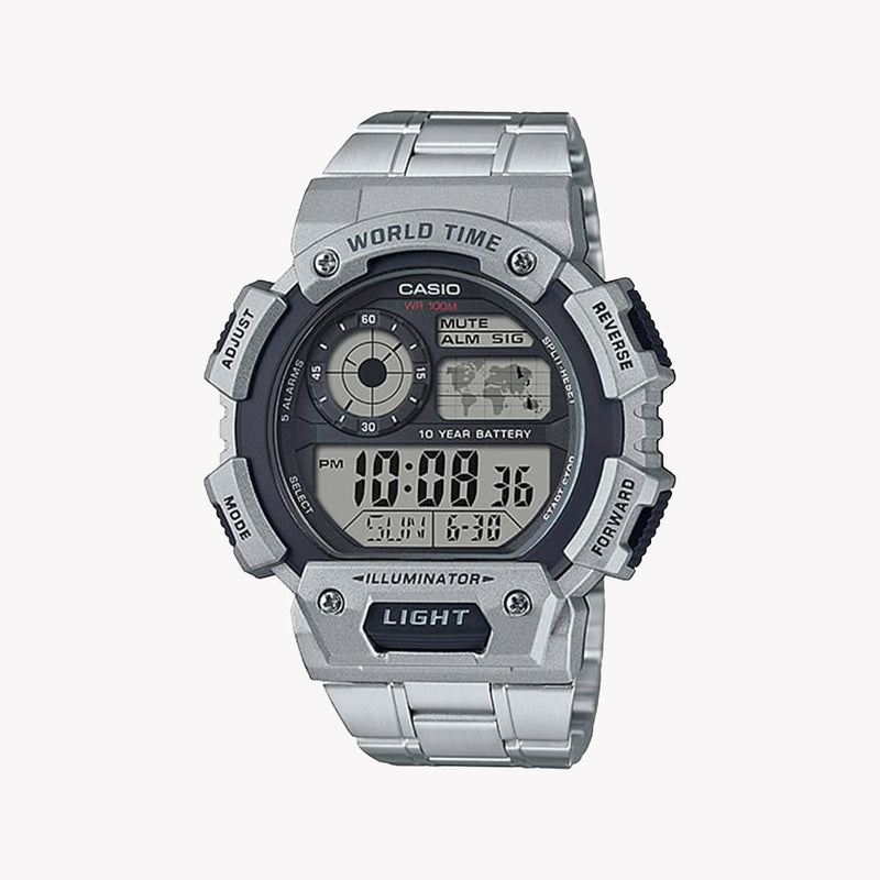 Casio Ae-1400whd-1avdf Adventure Ready - Stylish Men's Digital Watch With Water Resistance & Led Backlight by i-watch