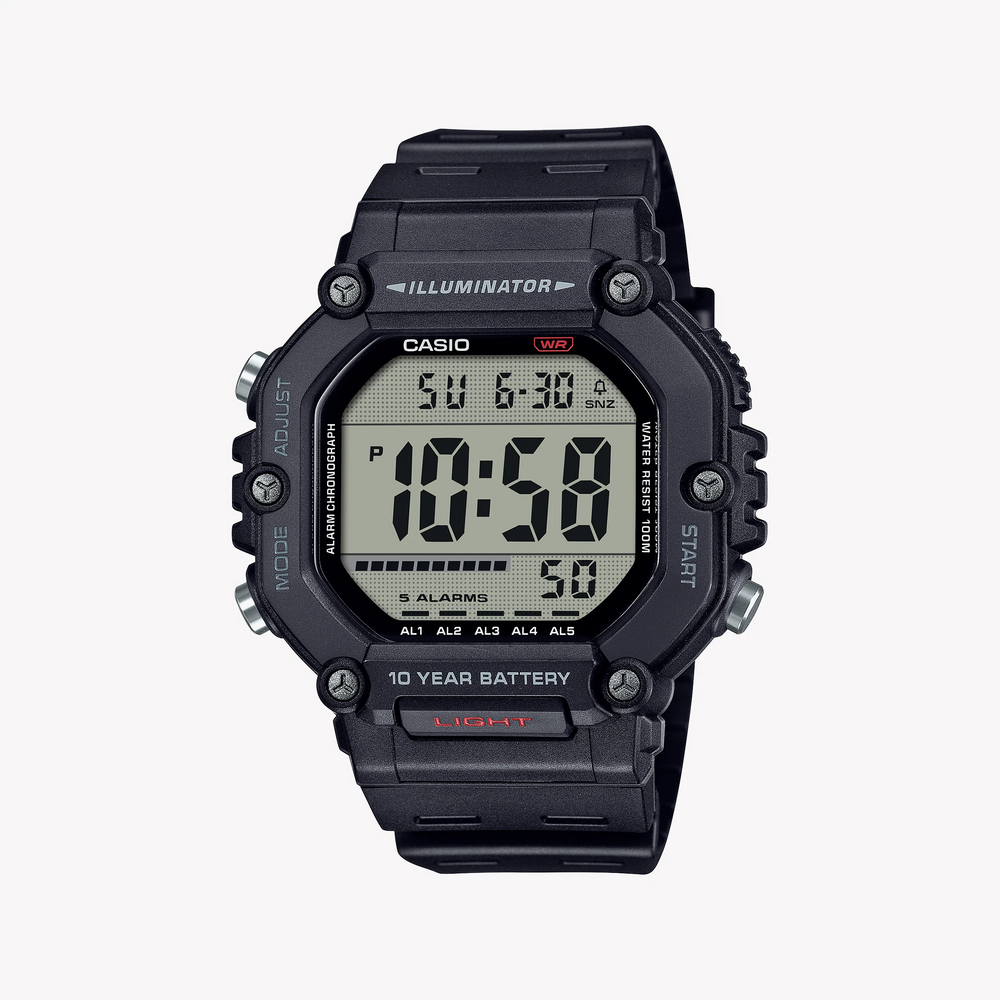 Casio Men's Resin Black Watch | Ae-1600h-1avef by i-watch