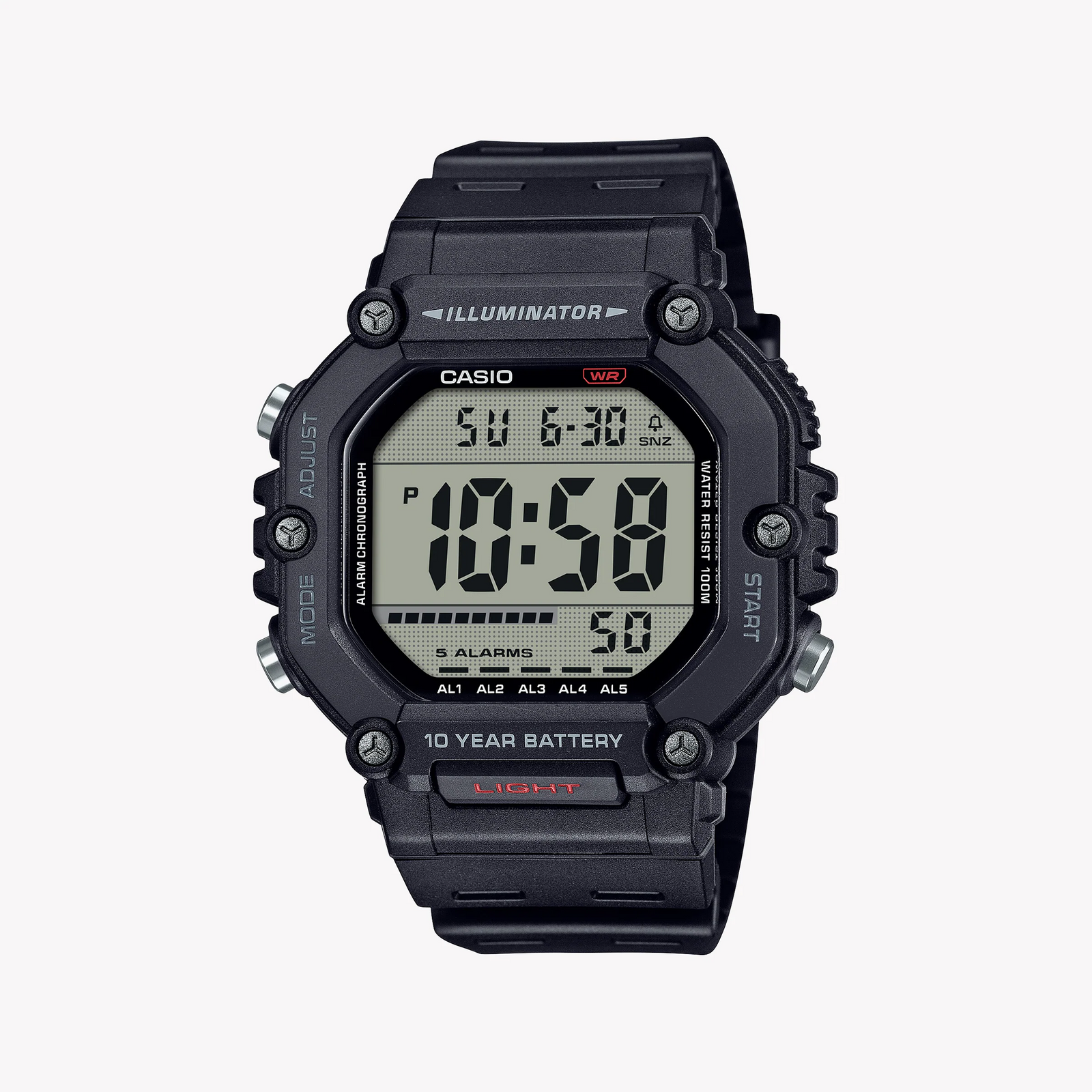Casio Men's Resin Black Watch | Ae-1600h-1avef by i-watch