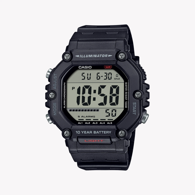 Casio Men's Resin Black Watch | Ae-1600h-1avef by i-watch