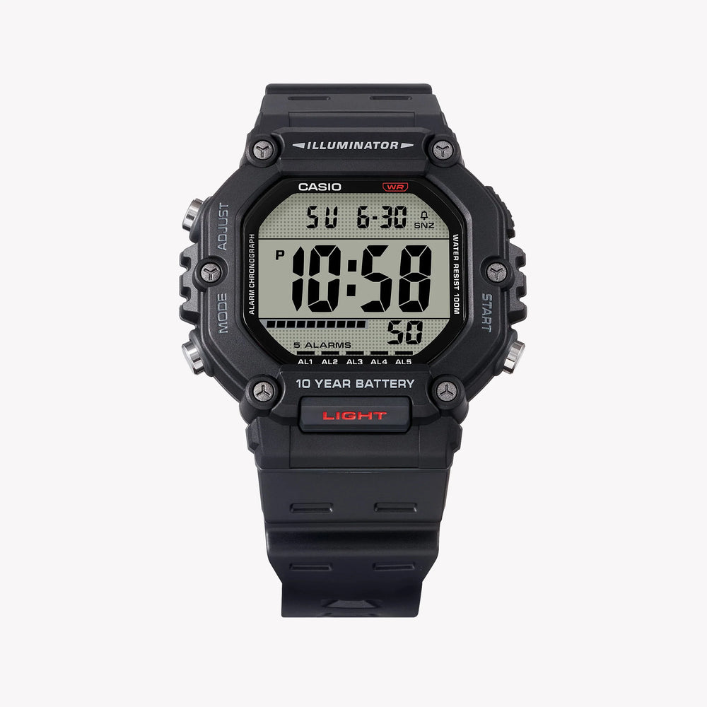 Casio Men's Resin Black Watch | Ae-1600h-1avef by i-watch