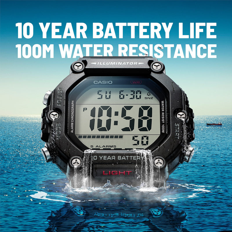 Casio Men's Resin Black Watch | Ae-1600h-1avef by i-watch