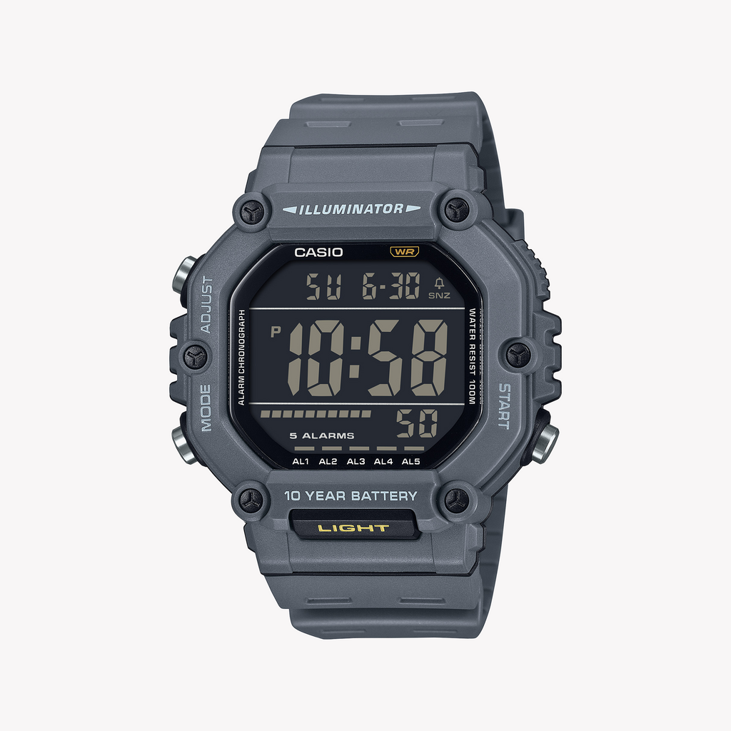 Casio Men's Resin/Grey, Resin/Grey | Ae-1600h-8bvef