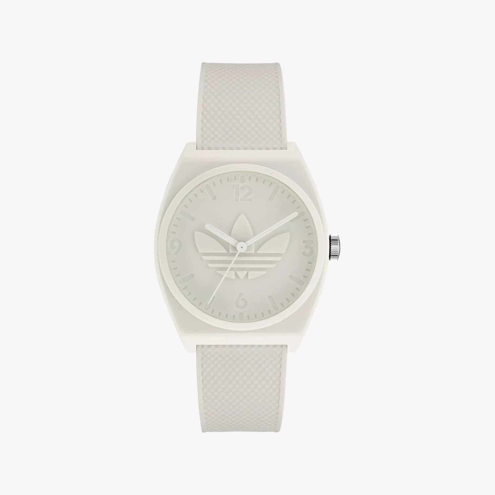 Adidas Unisex Quartz Watch, White Rubber | Aost22035 by i-watch
