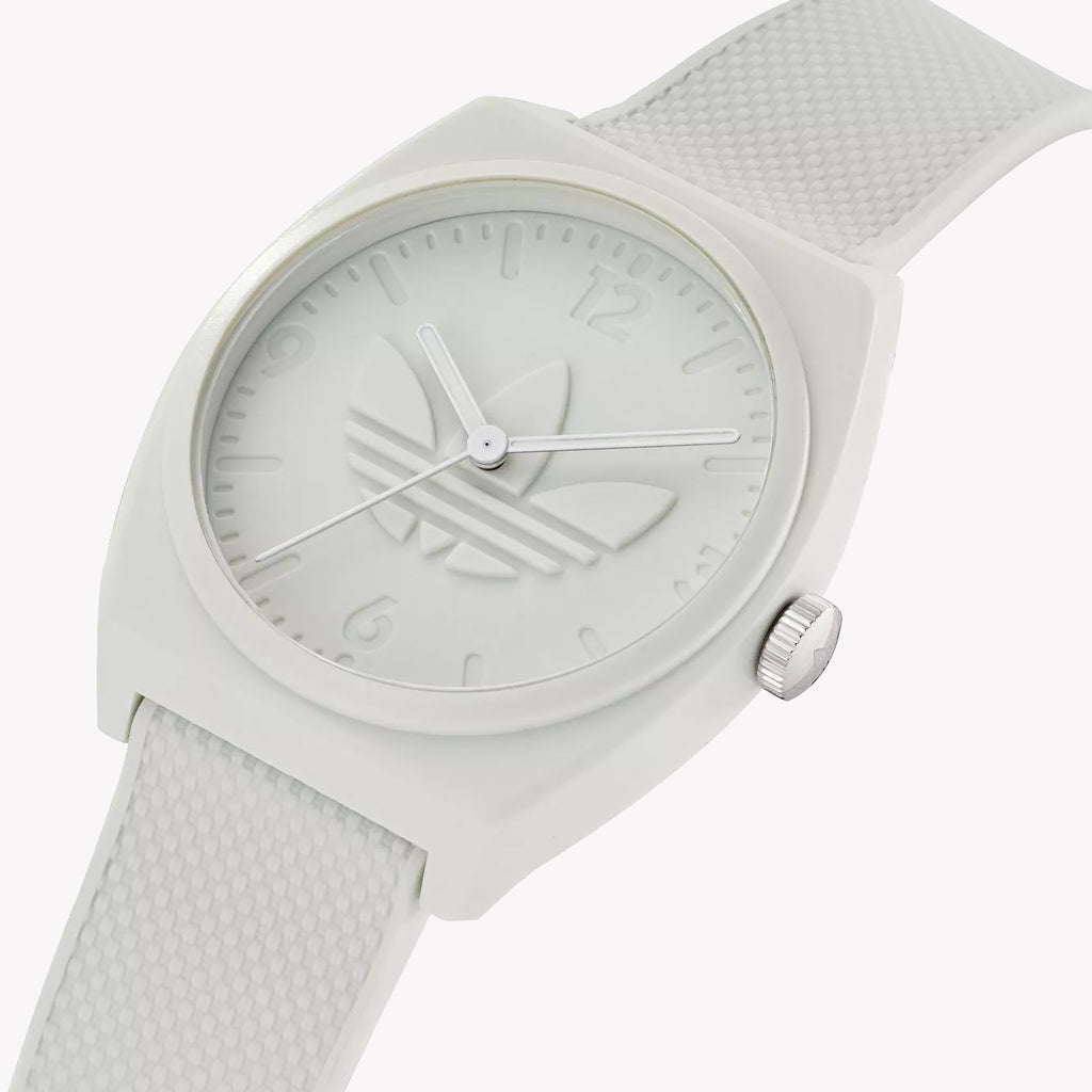 Adidas Unisex Quartz Watch, White Rubber | Aost22035