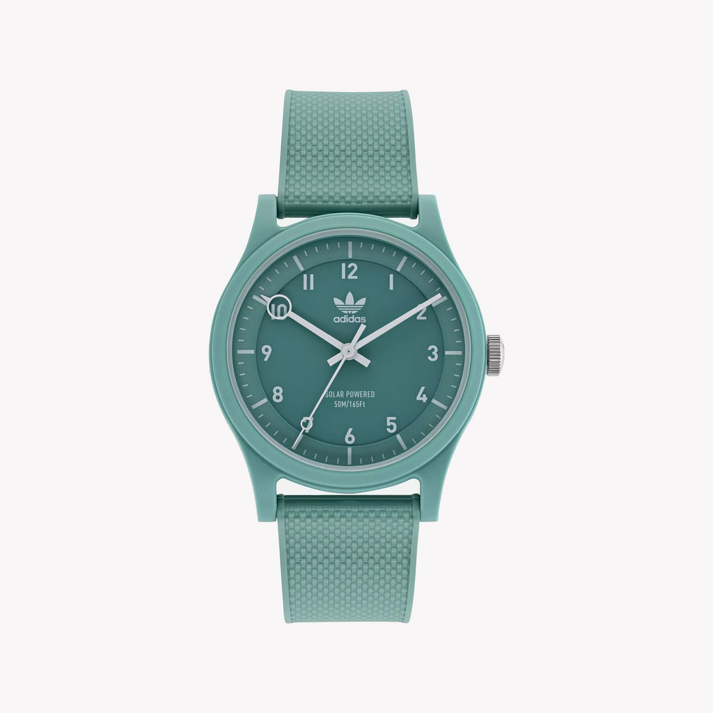 Adidas Unisex Green, Rubber | Aost22045 Watch