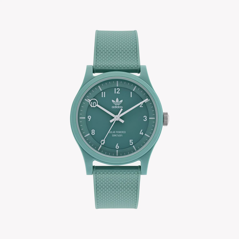 Adidas Unisex Green, Rubber | Aost22045 Watch by i-watch