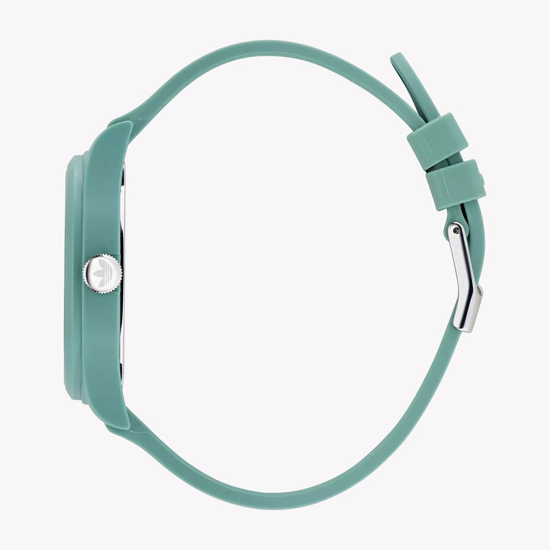 Adidas Unisex Green, Rubber | Aost22045 Watch by i-watch