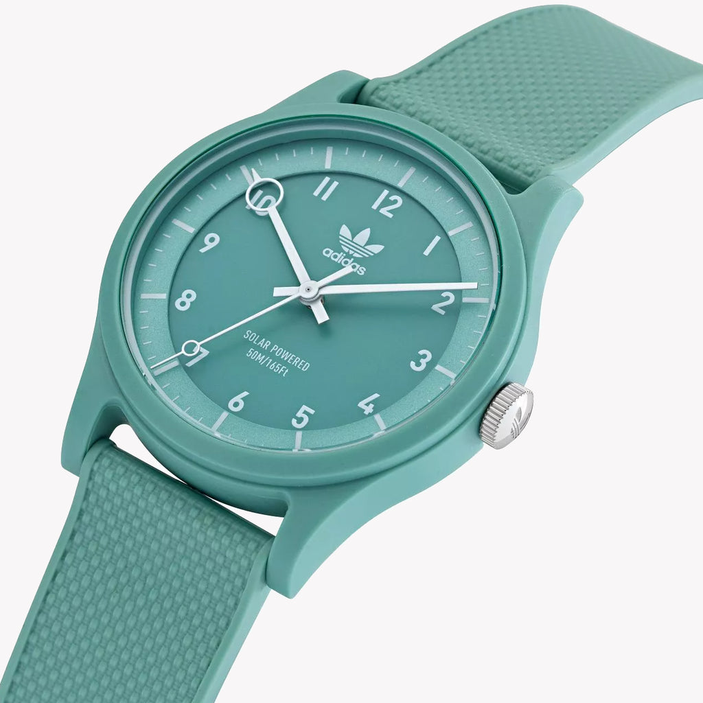 Adidas Unisex Green, Rubber | Aost22045 Watch