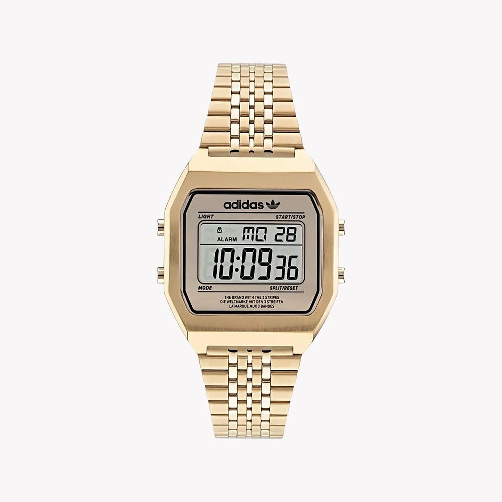 ADIDAS Women's Gold Stainless Steel Digital Watch | AOST22074 by i-watch