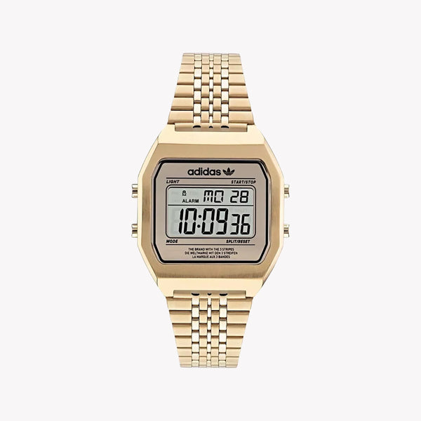 ADIDAS Women's Gold Stainless Steel Digital Watch | AOST22074 by i-watch