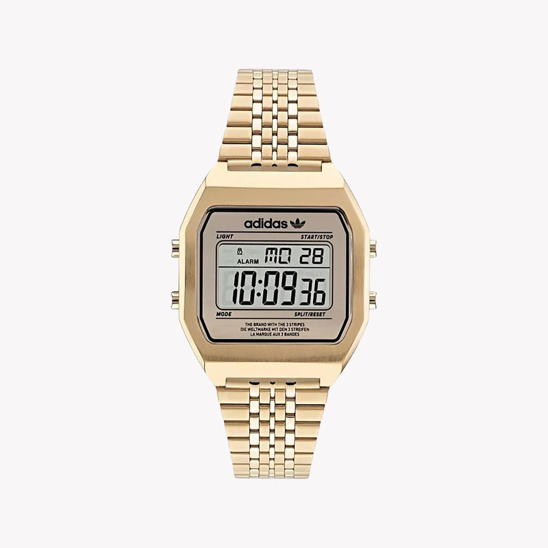 ADIDAS Women's Gold Stainless Steel Digital Watch | AOST22074 by i-watch