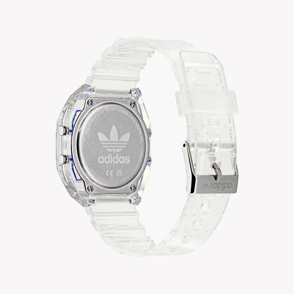 ADIDAS Unisex Transparent Resin Digital Watch | AOST24061