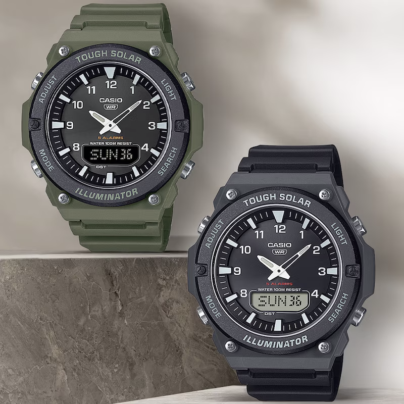 AQ-S820W-3BVEF Casio Timeless Collection Solar Watch