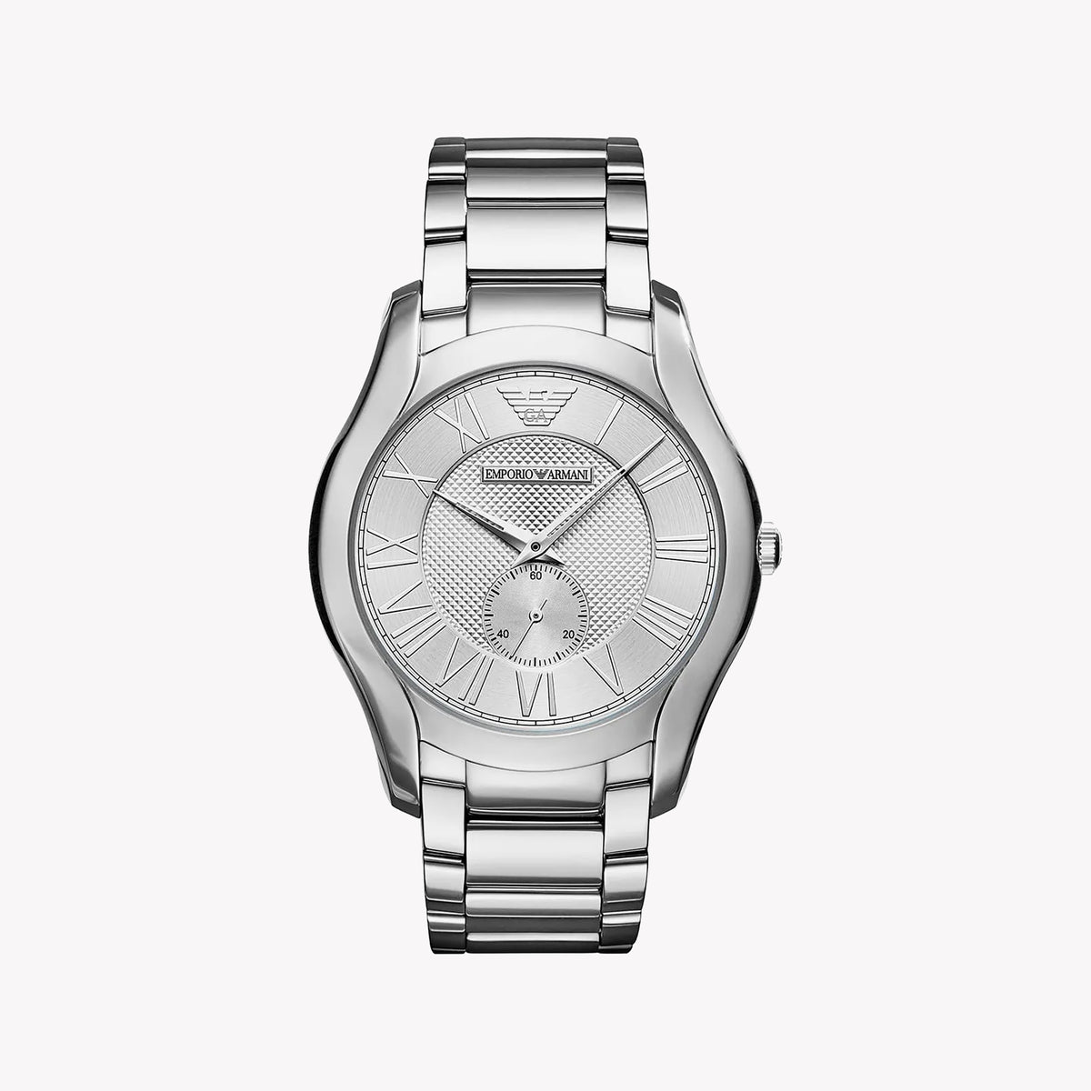 Emporio Armani AR11084 - Sophisticated Silver Stainless Steel Watch-i-Watch