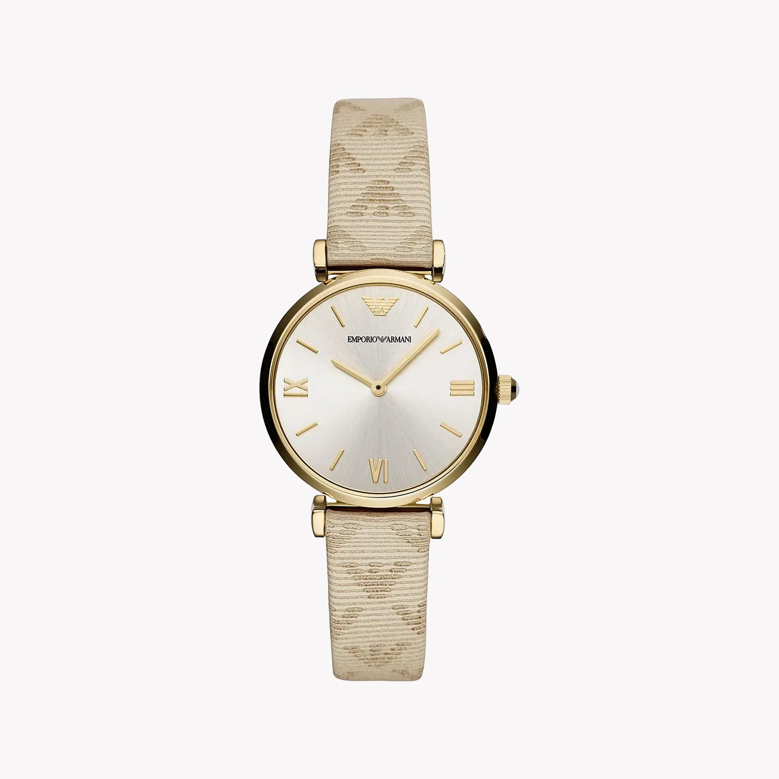 Emporio Armani Women's Gold Watch, Silver Dial | Ar11127 by i-watch