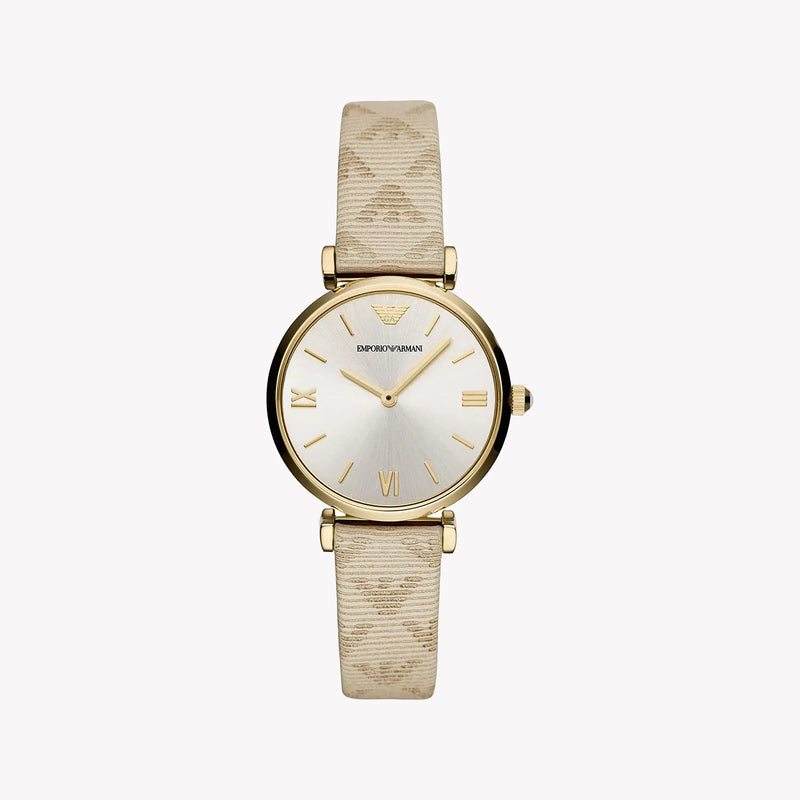 Emporio Armani Women's Gold Watch, Silver Dial | Ar11127 by i-watch