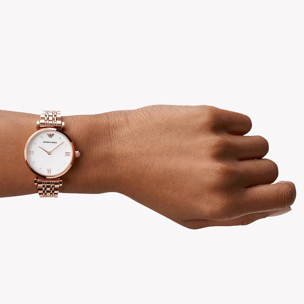 Emporio Armani Women's Rose Gold Watch | Ar11267