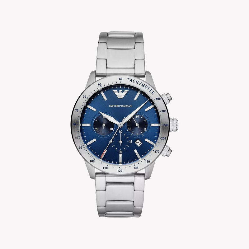 Emporio Armani Men's Silver/Blue Watch | Ar11306 by i-watch