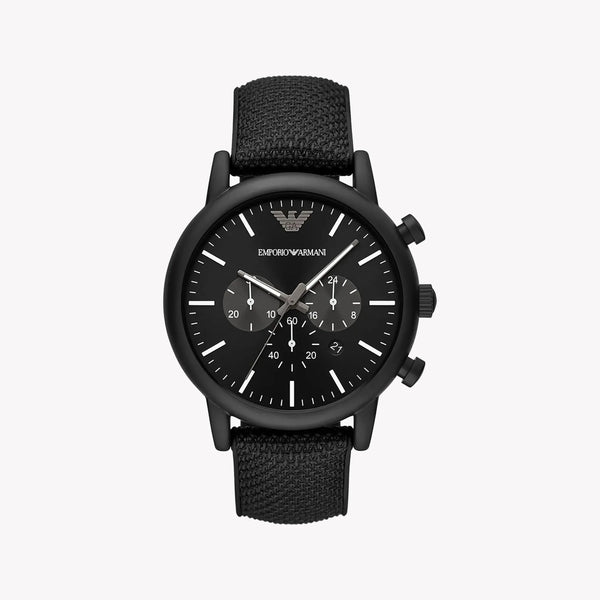 Emporio Armani Men's Black Stainless Steel Watch, Black Dial | Ar11450 by i-watch