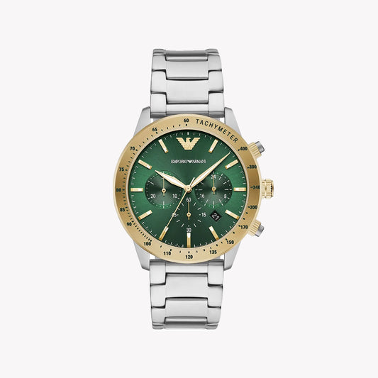 EMPORIO ARMANI Men's Stainless Steel Green Watch | AR11454