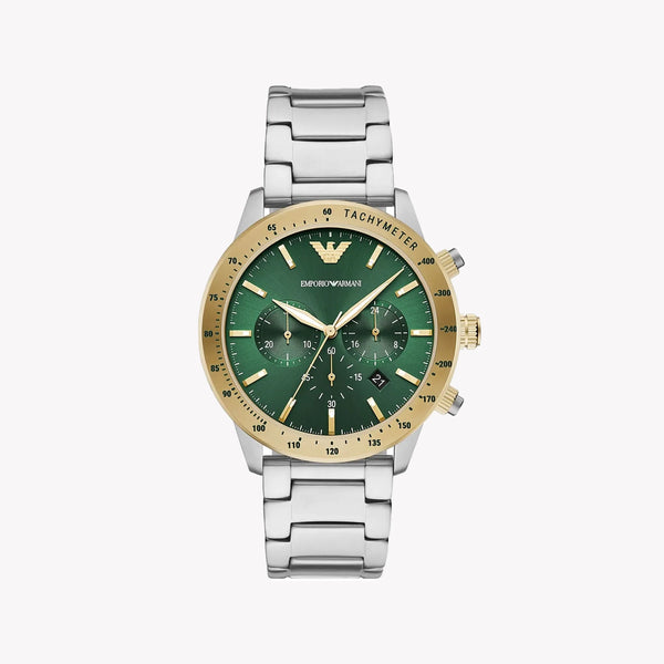 EMPORIO ARMANI Men's Stainless Steel Green Watch | AR11454 by i-watch