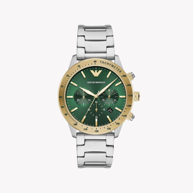 EMPORIO ARMANI Men's Stainless Steel Green Watch | AR11454 by i-watch