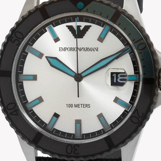 Emporio Armani Quartz Silver Dial Men's Watch AR11465