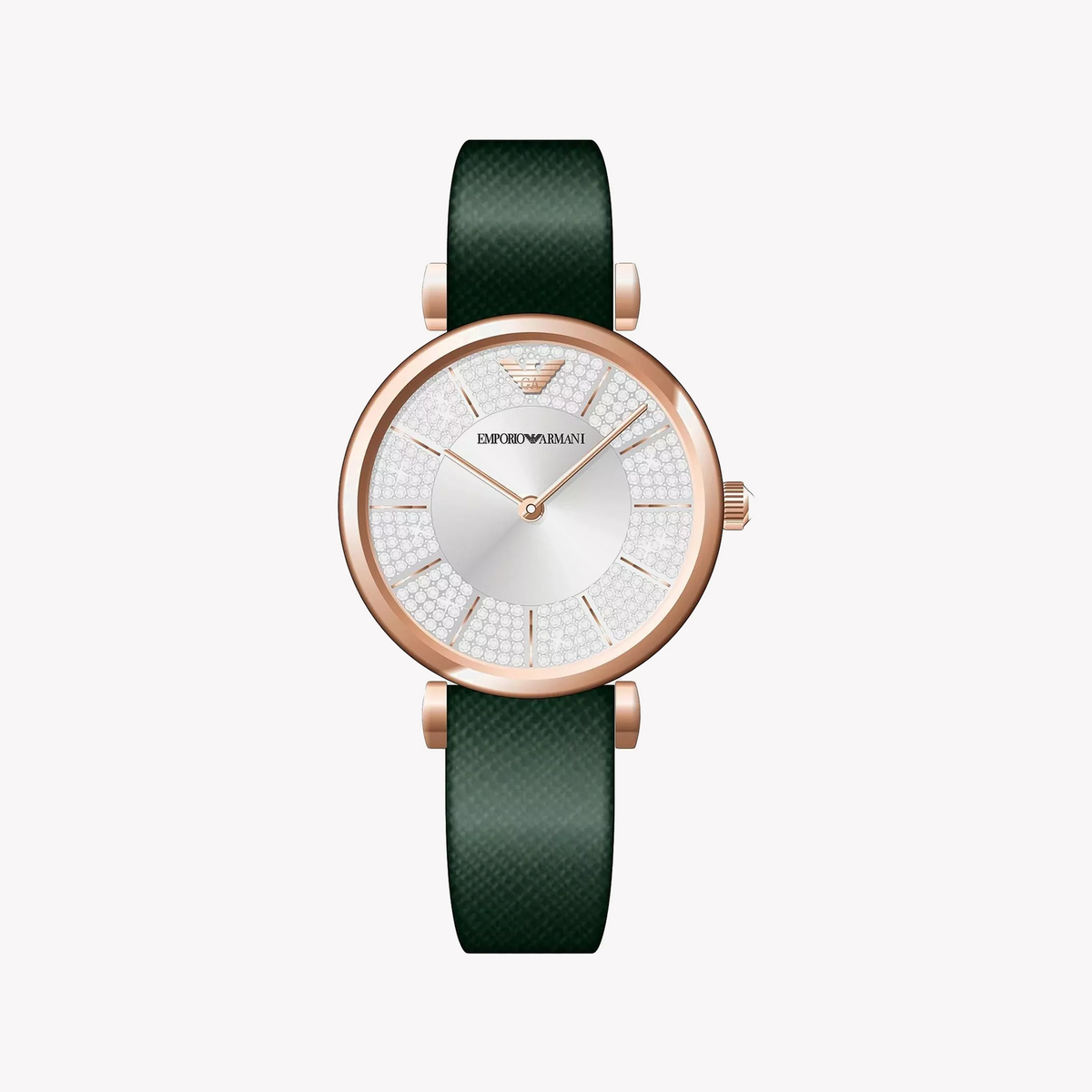 Emporio Armani Women's Rose Gold/Green Watch | Ar11517