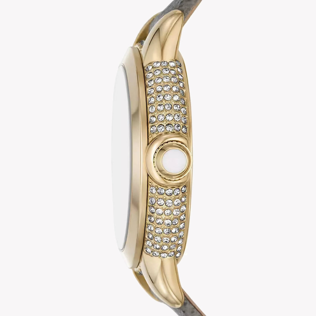 Emporio Armani Women's Gold/White Quartz Watch | Ar11526