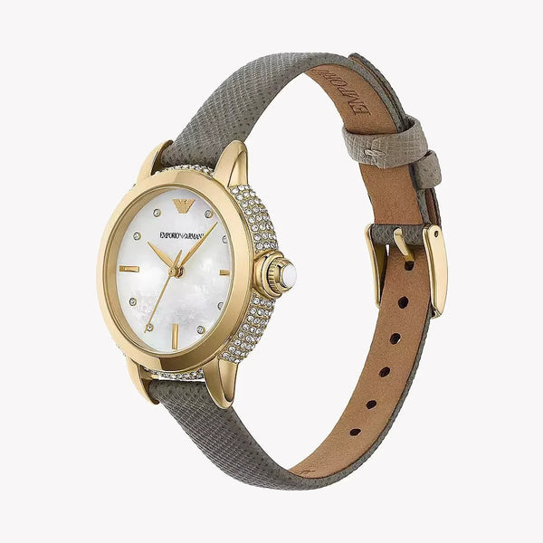 Emporio Armani Women's Gold/White Quartz Watch | Ar11526 by i-watch