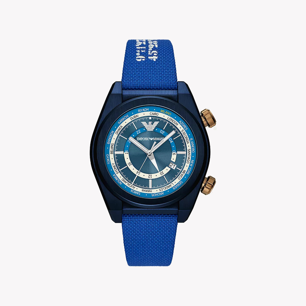 Emporio Armani Men's Blue Stainless Watch | Ar11564