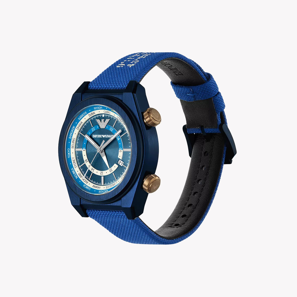 Emporio Armani Men's Blue Stainless Watch | Ar11564