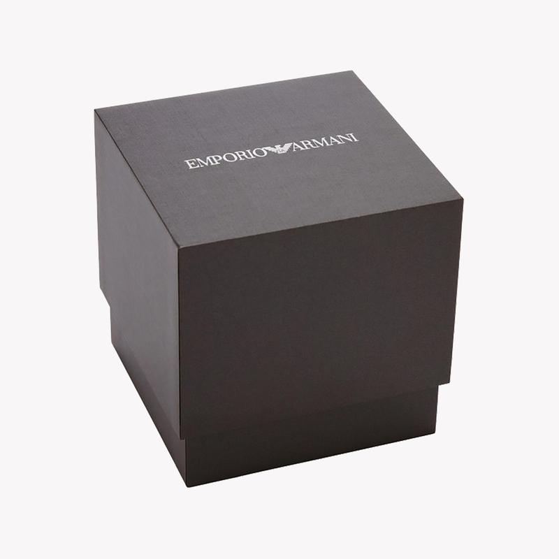 Emporio Armani Genni Quartz Mother Of Pearl Dial Analog Stainless Steel Women's Watch