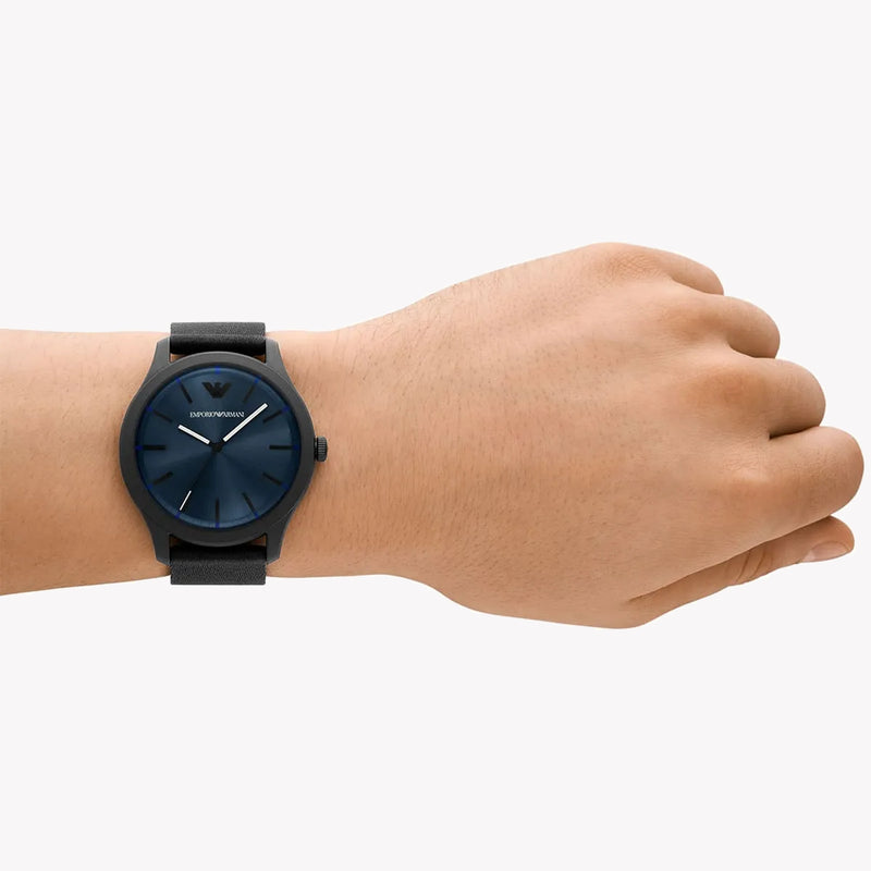 Emporio Armani Analog Blue Dial Men 45mm AR11617