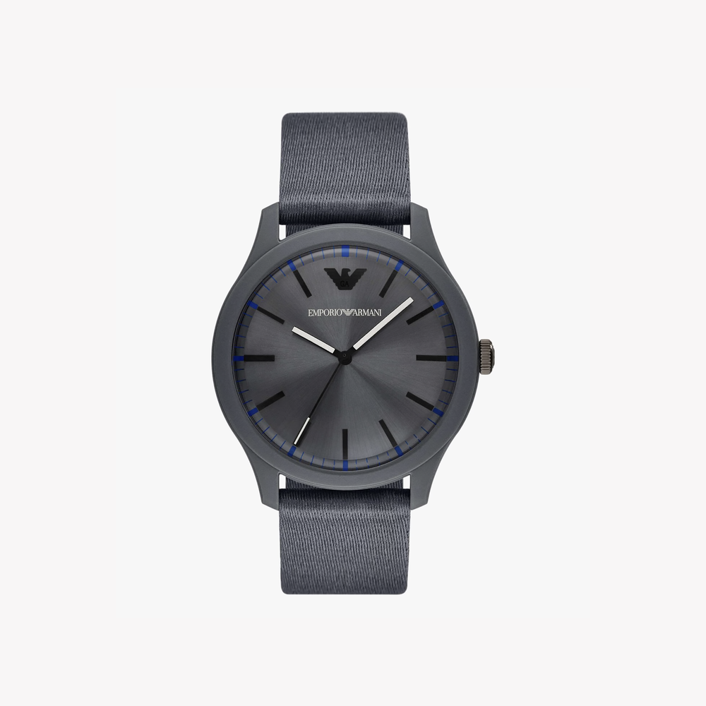 Emporio Armani Men's Grey Leather Watch, Grey Dial | Ar11618 by i-watch