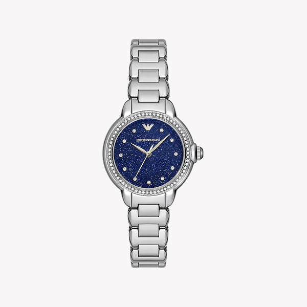 Emporio Armani Women's Stainless Steel Silver/Blue Watch | Ar11630 by i-watch