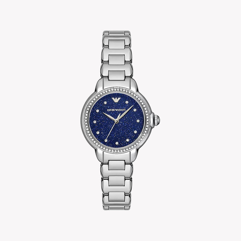 Emporio Armani Women's Stainless Steel Silver/Blue Watch | Ar11630 by i-watch