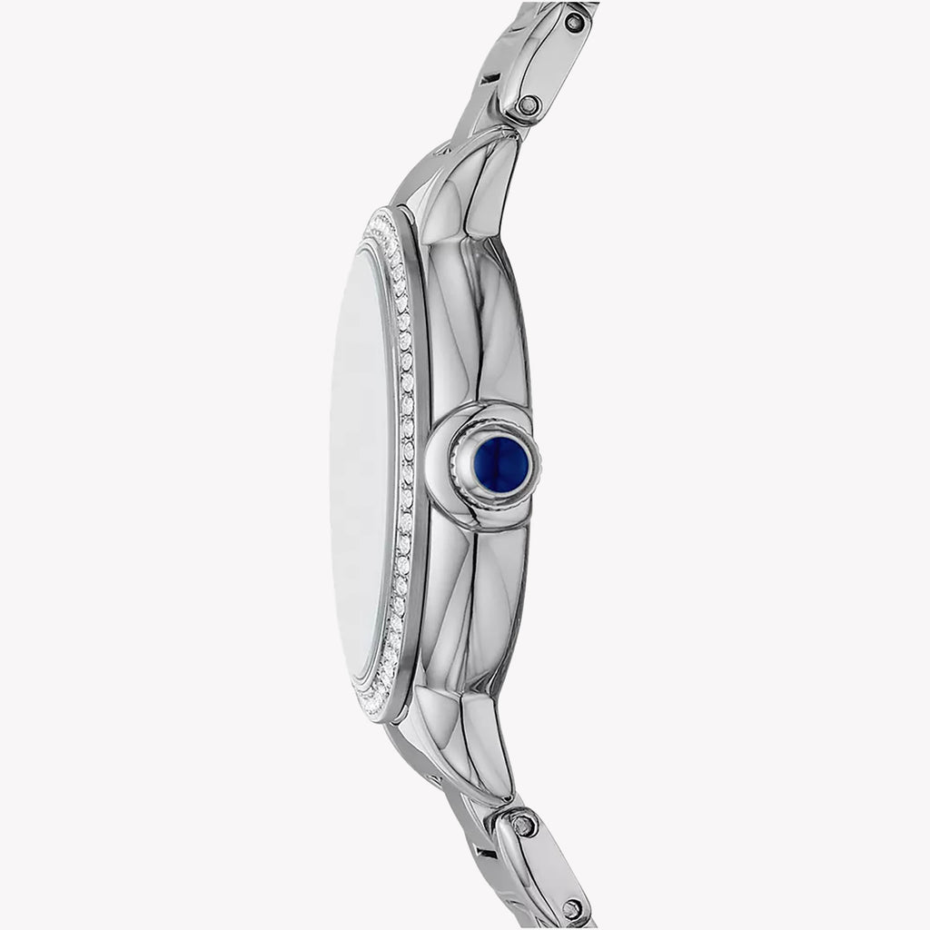 Emporio Armani Women's Stainless Steel Silver/Blue Watch | Ar11630