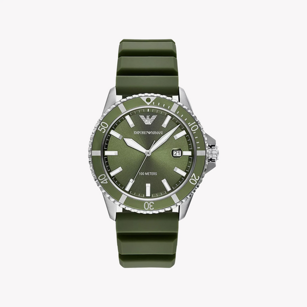 Emporio Armani Men's Silver/Green Watch | Ar11638 by i-watch