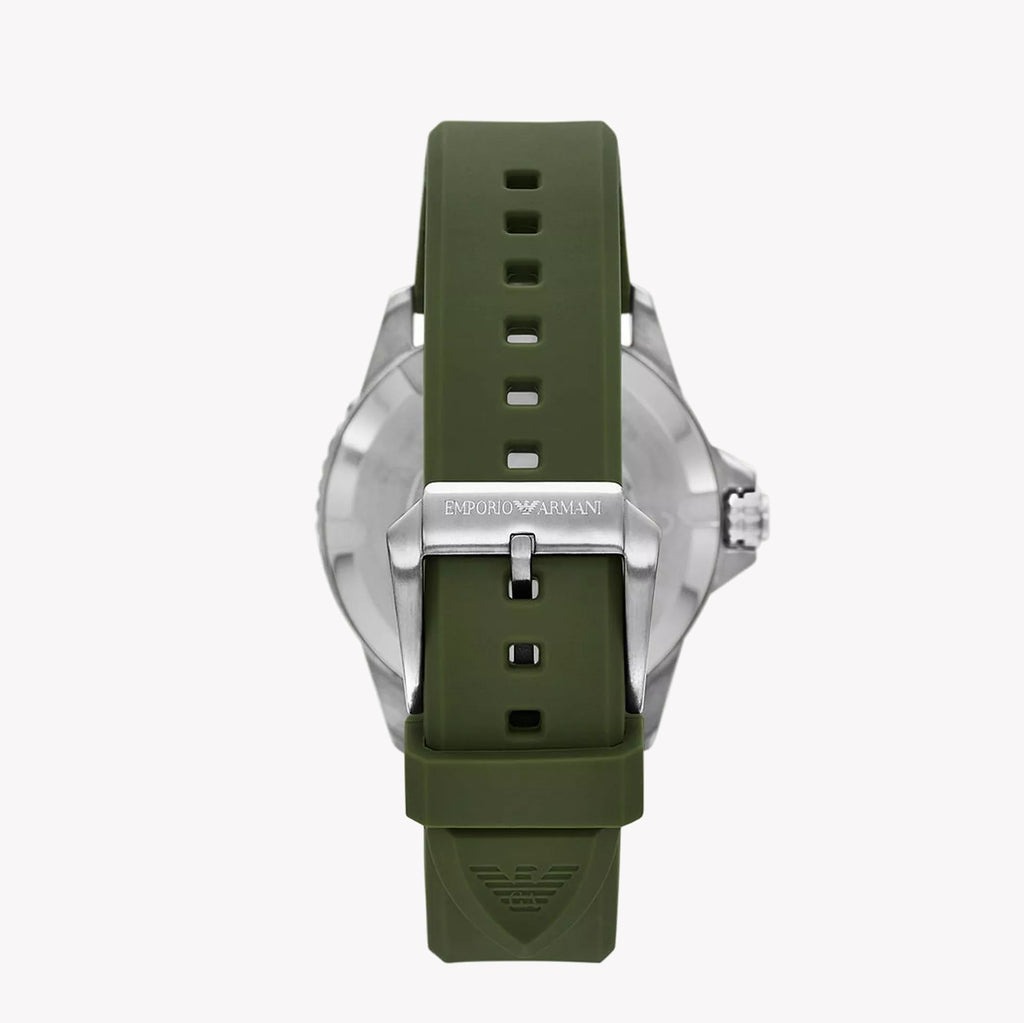 Emporio Armani Men's Silver/Green Watch | Ar11638