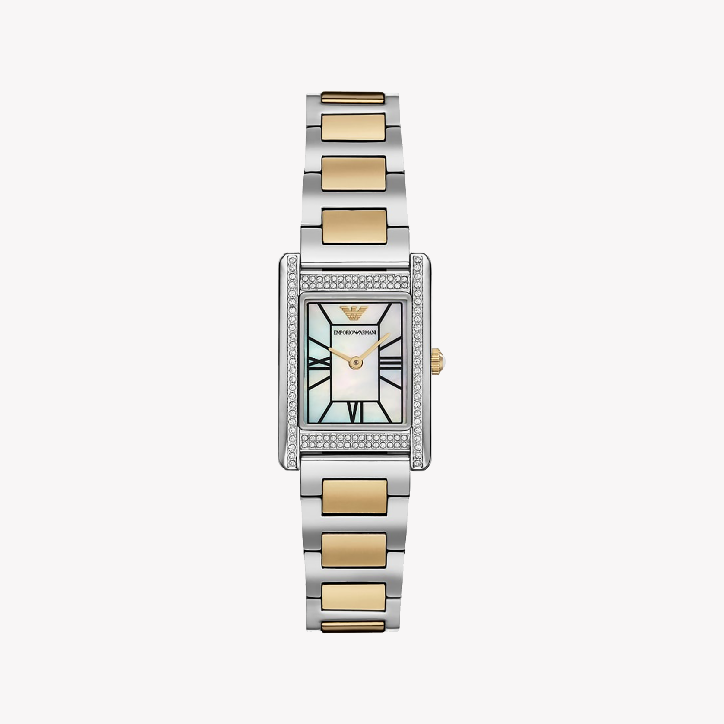 Emporio Armani Genni AR11642 Women's Two-Tone Stainless Steel Quartz ...