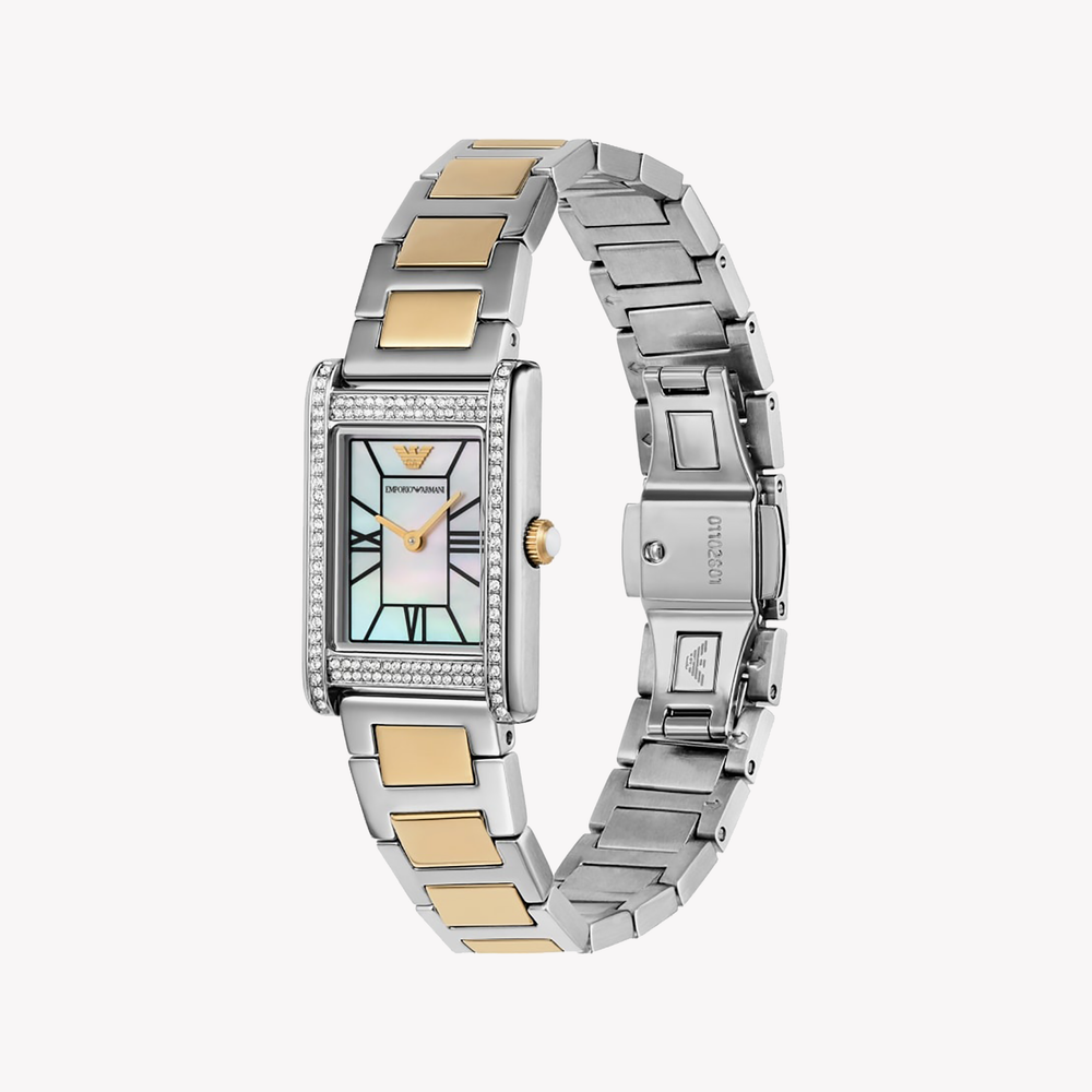 Emporio Armani Genni Two-Tone Stainless Steel Women's Watch AR11642