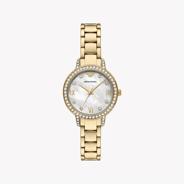 EMPORIO ARMANI Women's Gold Stainless Steel Watch | AR11652 by i-watch