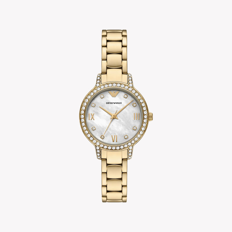 EMPORIO ARMANI Women's Gold Stainless Steel Watch | AR11652 by i-watch