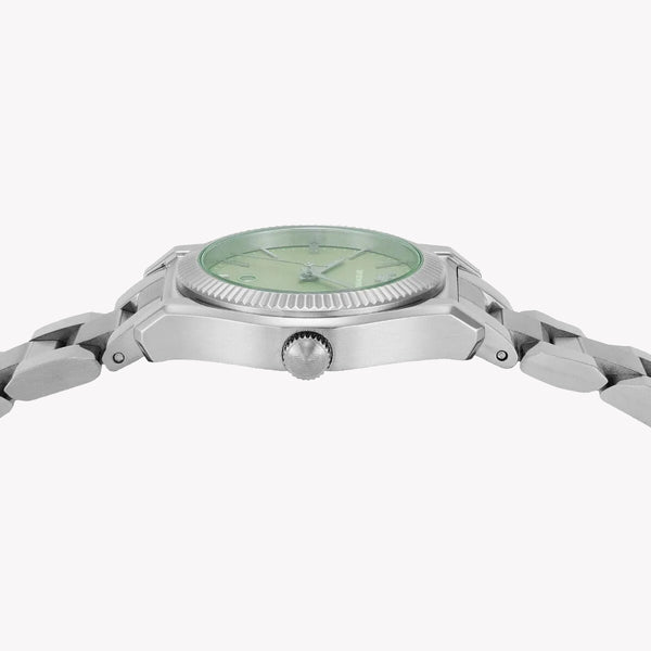 Emporio Armani Federica Mint Green Dial Silver Stainless Steel Women's Watch AR11656