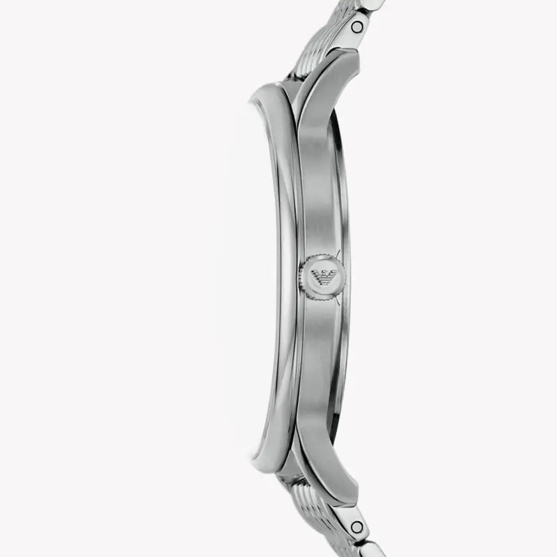 Emporio Armani Men's Silver Watch, Blue Dial | Ar11674