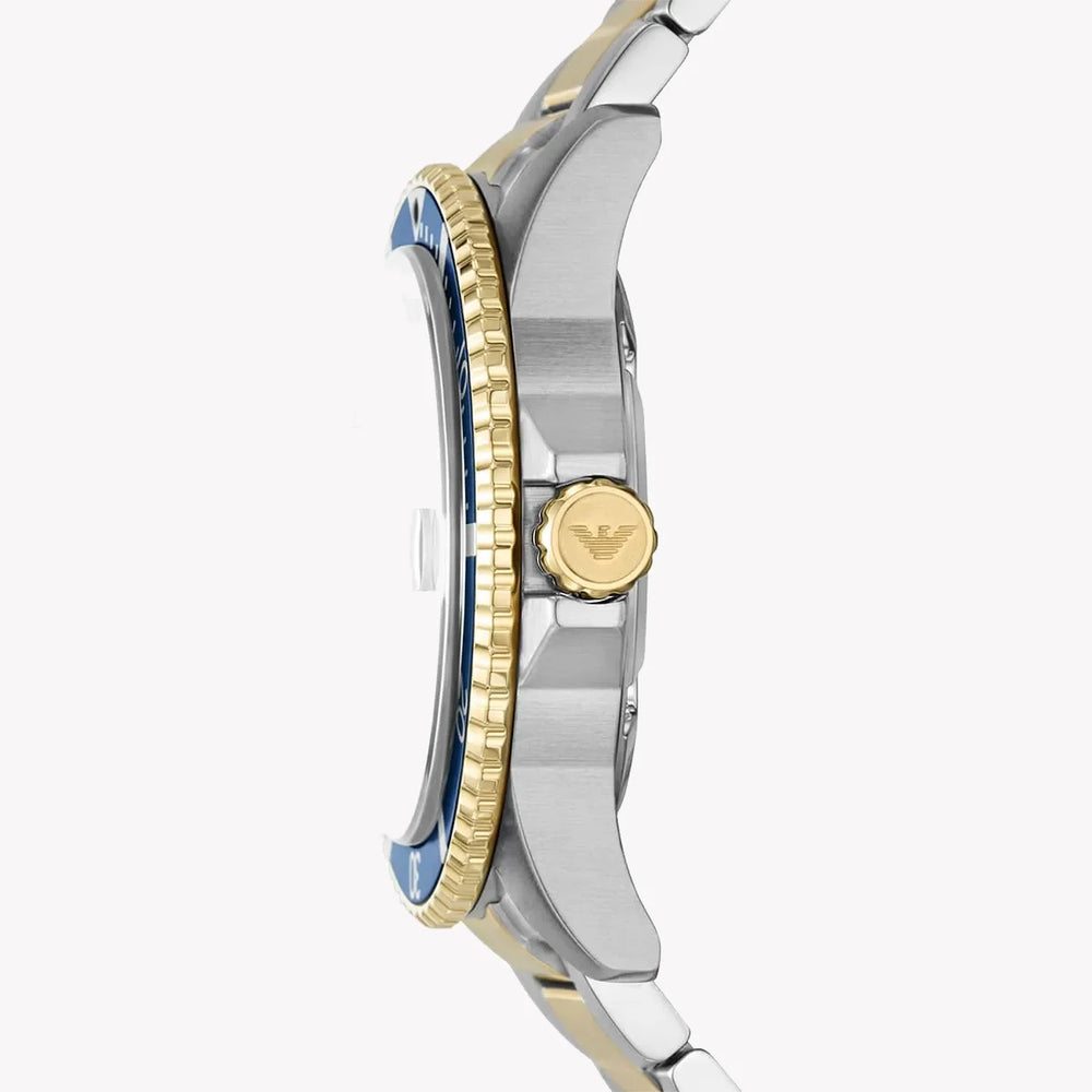 EMPORIO ARMANI Men's Stainless Steel Silver & Gold Watch | AR11682 by i-watch